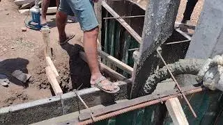 pump concrete process m20 grade good quality ready mix concrete of kadaiswari