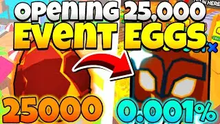 Opening 25,000 Event Eggs [Arm Wrestling Simulator]