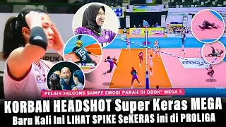 LEDAKAN Headshot Megawati Buat Terpental Libero !! Vi Thi Nhu Quynh Sampe Syok Lihatnya #JPE Proliga