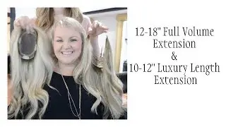 Alopecia hairloss remy hair topper volume extension Lauren Ashtyn
