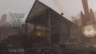 Fallout 76 Camp Build | Former Feed Store  | Clean // Modern // Pre-Existing Structure