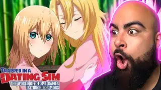 THE HAREM IS FORMING??! | Trapped In A Dating Sim Episode 5 REACTION! (Mobseka)