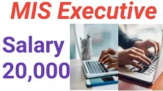 MIS Executive | #Semma Jobs | Salary 20,000 | #Tamil | #Cell phone reimbursement | #PF | #Life ins