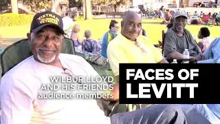 Faces of Levitt: Wilbur Lloyd, Harry James and James Marshall, Audience Members