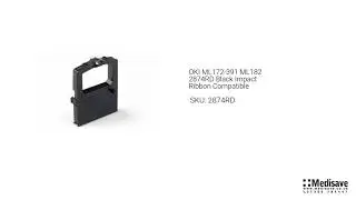 OKI ML172 391 ML182 2874RD Black Impact Ribbon Compatible 2874RD