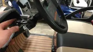 Golf Cart Security Meter Installed