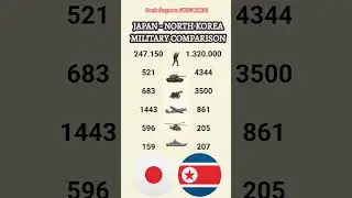 Military Showdown: Japan 🇯🇵 vs. North Korea 🇰🇵 | Who Wins?