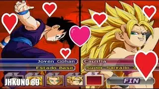 ESPECIAL SAN VALENTIN | ALL FORMS | LA JOVEN CAULIFLA Y EL JOVEN GOHAN! DBZ BUDOKAI TENKAICHI 3