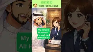 Making a Phone Call with the Hotel Receptionist   | Learn English through short talkA1&ndash;A2)