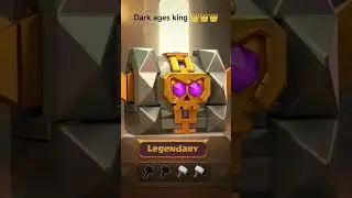 dark ages king legendary skin create opening #clashofclans