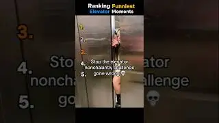 Ranking Funniest Elevator Moments 😂 | Viral Elevator Pranks #funny #elevator #Shorts