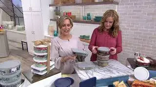 Pyrex Simply Store 5-Piece Glass Storage Set w/ Lids on QVC