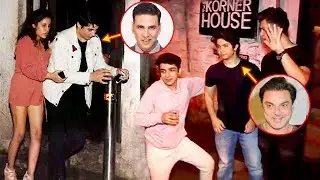 Akshay Kumar Son Aarav CAUGHT Drunk With Sohail Khan Son & Remo D'Souza's Son In Public