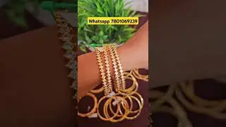Micro gold plated bangles  | #shorts #trending #jewellery