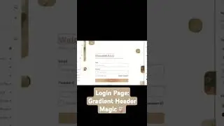 Login Page: Gradient Header Magic 🧋 || HTML & CSS