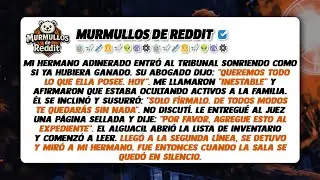 Mi hermano adinerado exigió todas mis posesiones en el tribunal, hasta que el alguacil leyó la lista