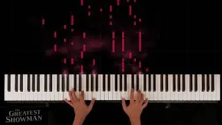 The Greatest Showman OST - The Other Side (Piano) visualised