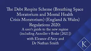 The Debt Respite Scheme with Eleanor d'Arcy and Dr Nathan Smith