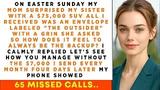 On EASTER Sunday 'My MOM Surprised My SISTER With A $72,000SUV. All I Received Was An Envelope..