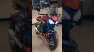 Street Triple 765 R 🧡. #triumphmotorcycles #triumph #triumphbikes #streettriple #streettriple765rs