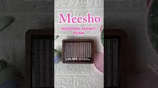 Meesho Wooden Money Bank Review 💸🏦