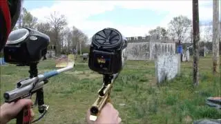 Me Shooting Akimbo Egos Paintball Guns