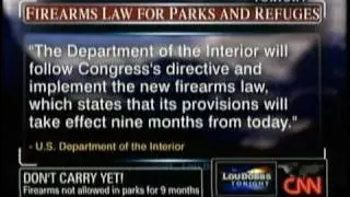 Firearms in National Parks