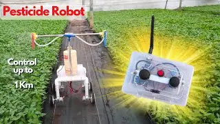 Agricultural Pesticide Spraying Robot | Arduino Remote Control Robot | Arduino Robot | Engineering