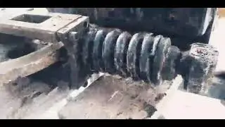 AGT LRT 23 front track roller grease fitting install track tensioner and axle roll pins