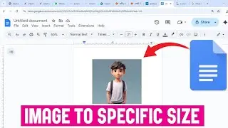 Как изменить размер изображения до определенного размера в Google Docs