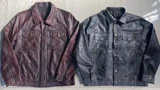 25/1 Áo da bò , da cừu cao cấp , áo hiệu Ck , Valentino, LEE , hàng đẹp - mướt độc lạ .