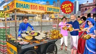 🔥TOP 2 Street Food Game 😱 Egg Roll, Dosa, Idli, Chicken Cart 🍗 | Indian Food Simulator Game play🎮