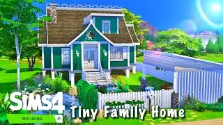Tiny Family Home || The Sims 4 Tiny living || Speed Build - NO CC