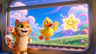 Train Ride Joy Land 🚂🎶 Fun Train Song for Kids | Happy Playtime Adventure