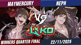 MayMercury vs Neph - Winners Quarter Final - LXKO - Avatar Belial vs Belial