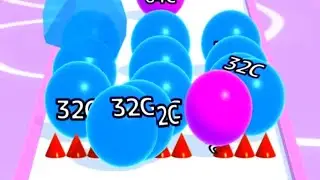 BALL RUN 2048 &mdash;  '512 [A' BALL // OVERLOAD IN 2048-MODE! (Gameplay*)
