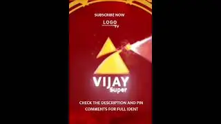 Vijay Super/ Fan-made ident only. #starvijay #starvijaytv #vijaytv