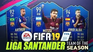 LA LIGA TEAM OF THE SEASON | w/ MESSI, ARTHUR, ALBA & MORE! (FIFA 19 TOTS Predictions)