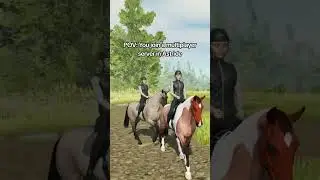 When you join a multiplayer server in Astride! 🤯 #astride #horse #horsegame #equestrian #shorts