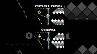 Коридор Смерти: оригинальная версия против версии Вортрокса #geometrydash #gd #shorts