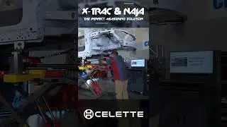 A look at Celette's NAJA 3D Electronic Measuring System Used With the X-Trac