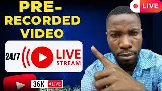 Как вести прямую трансляцию предварительно записанных видео 24/7 на YouTube, чтобы быстро набрать...