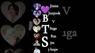 All BTS members ad and their name With millions of property  never forget this thing
