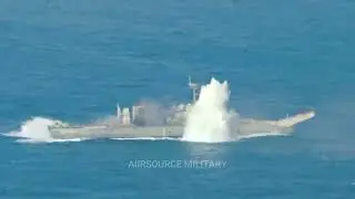 US Furious! Warship Attacked by Houthi Missiles in the Red Sea!