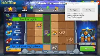 hustle castle titan excavation event auto digger