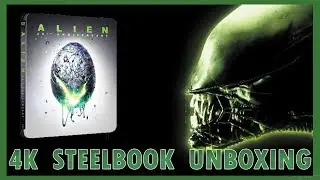 Alien 4K UHD Blu-Ray Zavvi Exclusive Steelbook Unboxing