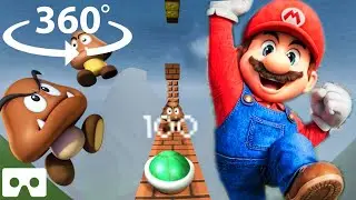 360&deg; Super MARIO Bros. World 1-1 First Person in VR