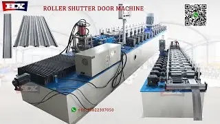 Roller shutter machine , double head shutter door roll forming machine factory