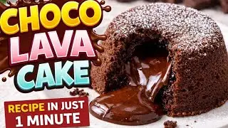  CHOCOLAVA CAKE IN JUST 1 MINUTE! 🍫