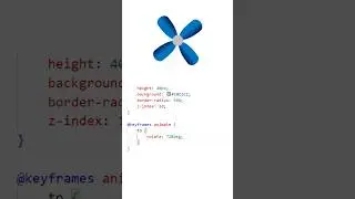 Rotating Fan Animation with HTML CSS | M.A Developer   